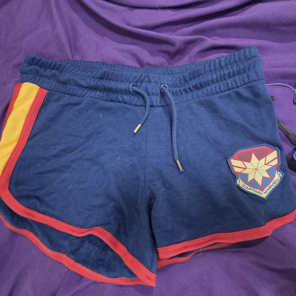 Captain Marvel Her Universe shorts NEW WITH TAGS